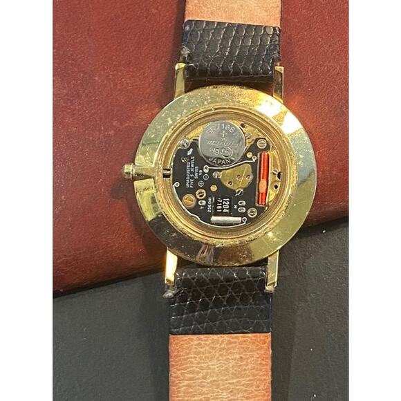 Women's 32mm Movado Swiss Watch, 87-33-882, Black Lizard Band - Picture 4 of 5